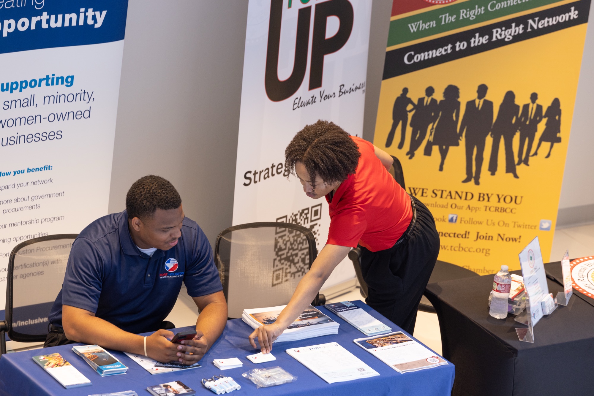 Photo from the Harris County Business Summit for the Office of Commissioner Rodney Ellis